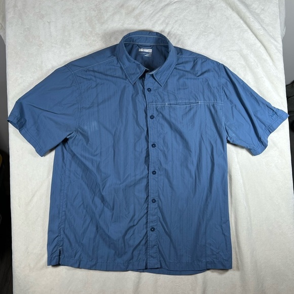 Marmot Large Performance Wicking Lightweight Short Sleeve Outdoor Tactical Shirt - Picture 1 of 8